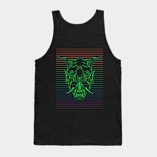 Green Lines Shinigami Tank Top